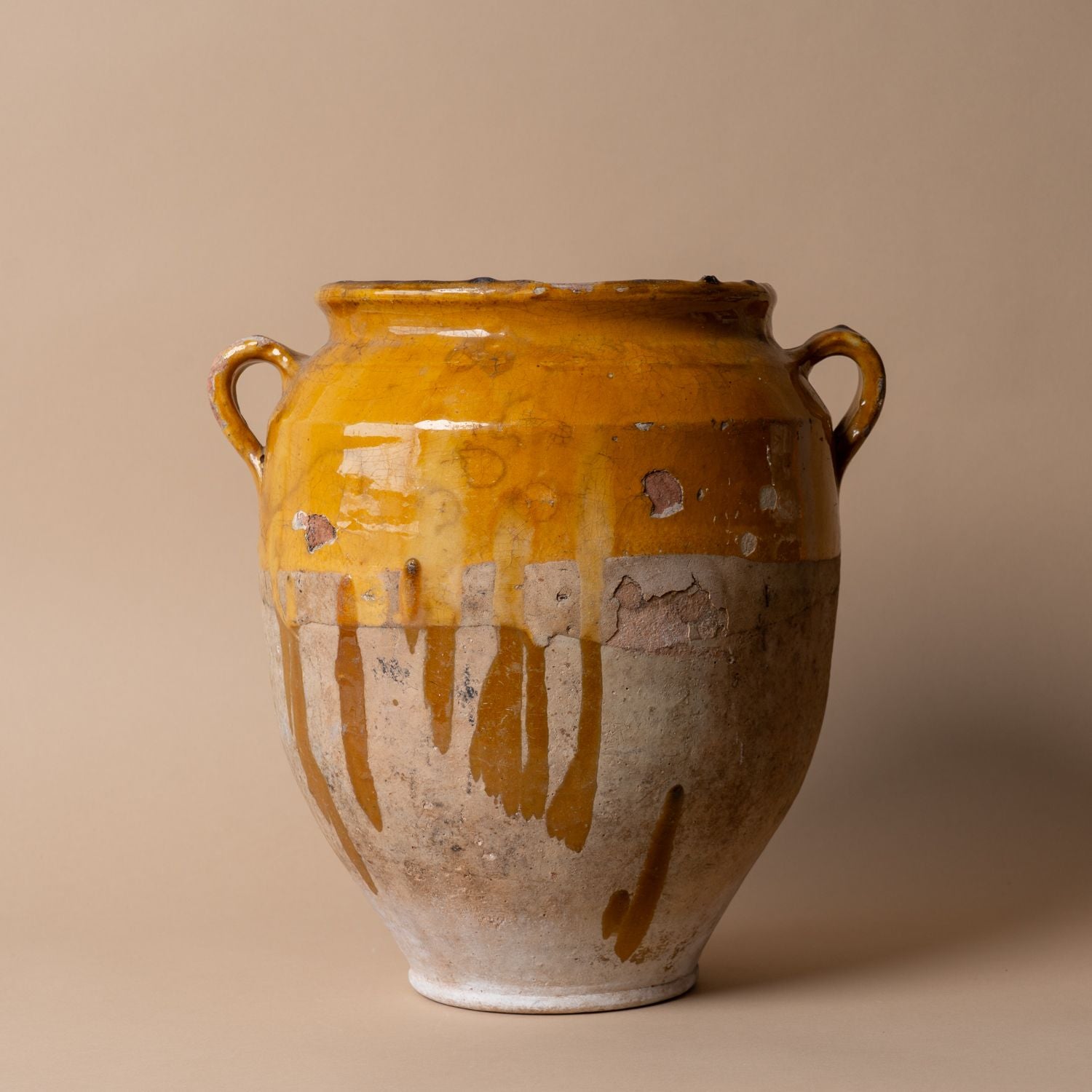 Antique French Confit Pot No. 4 0-a-VINTAGE-pot Hauer Market