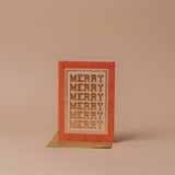 Merry Stripe Holiday Card