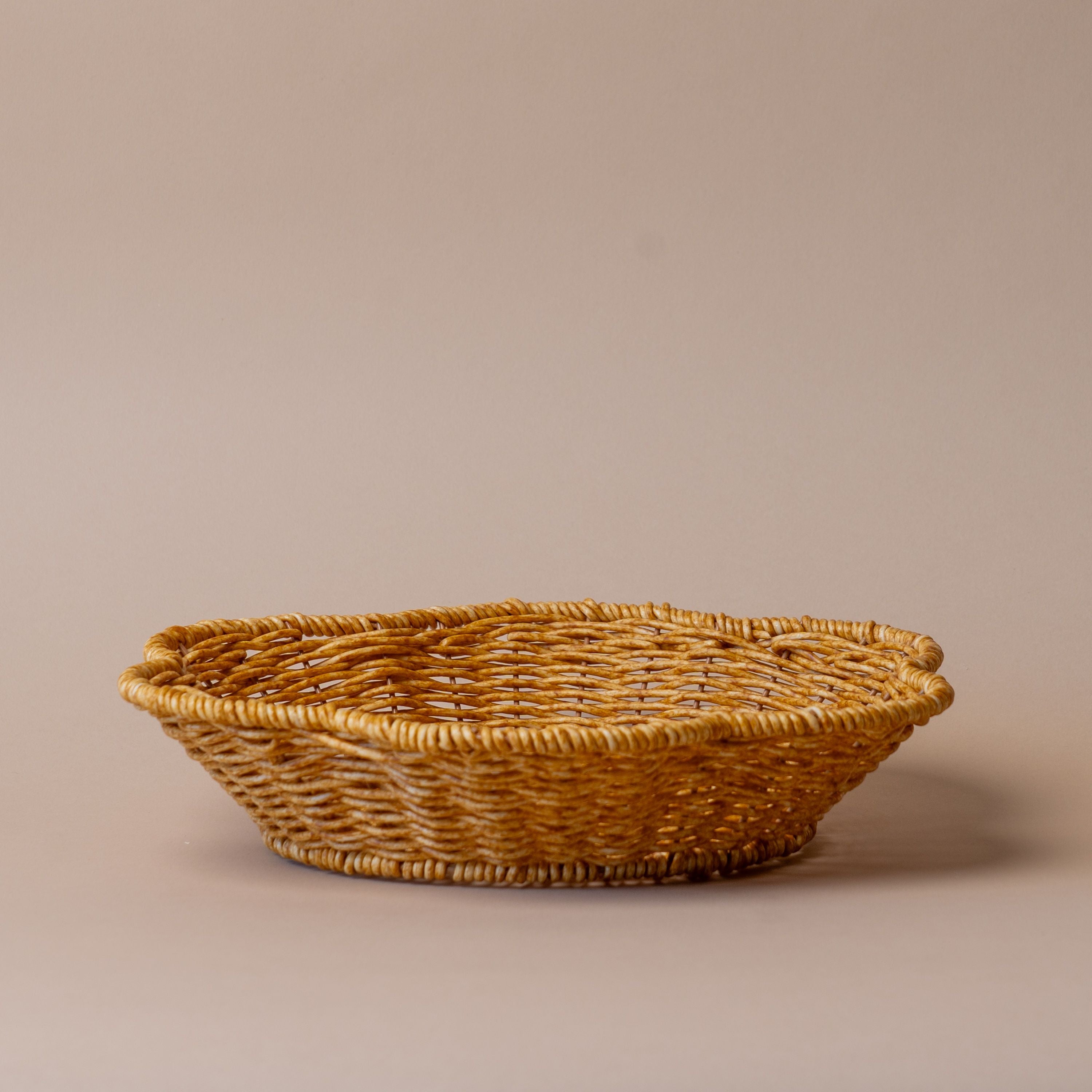 Floral Shape Basket Tray basket Whisper Mint (Faire) Large