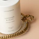 Glass Dish with Antiqued Gold Edge tray Silver Tree Home & Holiday (Faire)