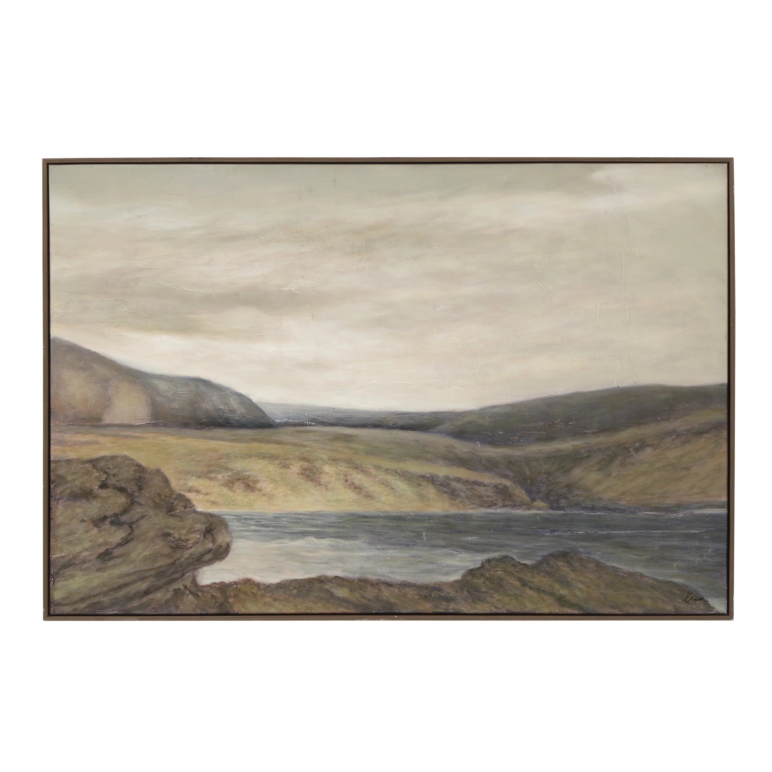 "Rhodora" Framed Canvas ARTWORK - framed art Renwil