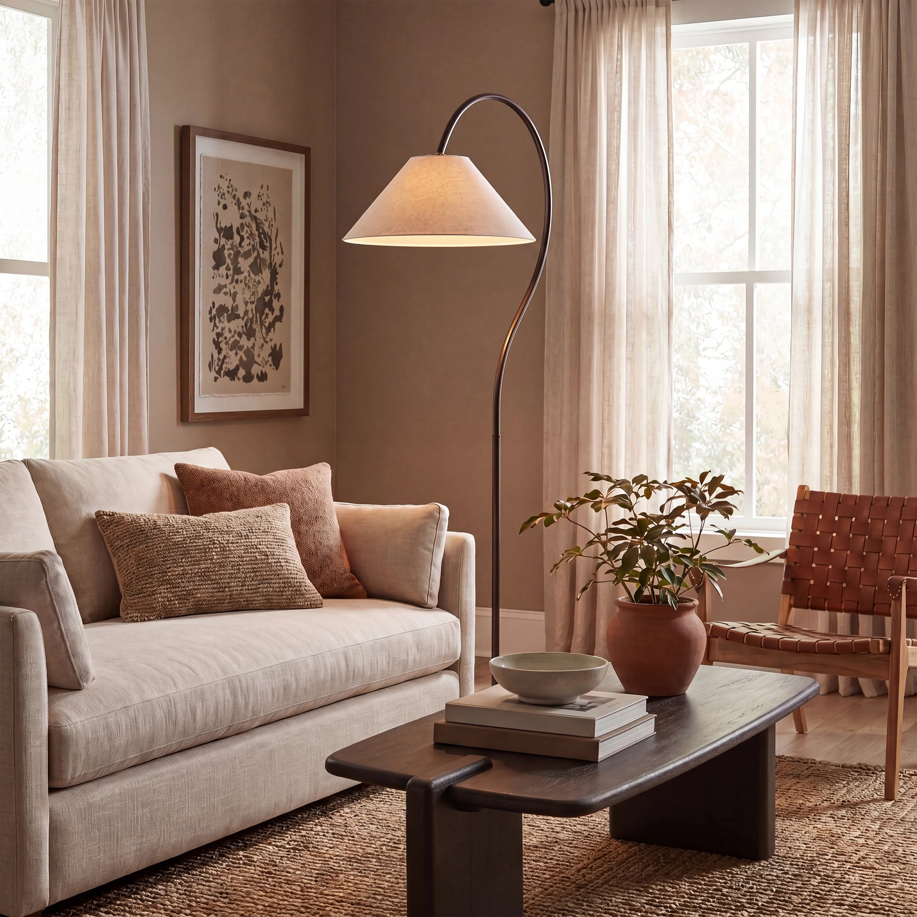 Auggie Floor Lamp LIGHTING - Floor Lamp Renwil