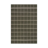 Nate Berkus Downing Plaid Wool Cozy Area Rug RUGS - wool Dash & Albert Green 3' x 5'