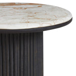 Alviano Breccia Marble Side Table FURNITURE - side table Renwil