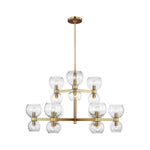 Londyn Medium Chandelier LIGHTING - chandelier Visual Comfort Clear Glass