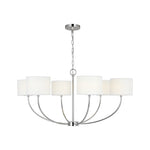 Sawyer Medium Chandelier LIGHTING - chandelier Visual Comfort Polished Nickel