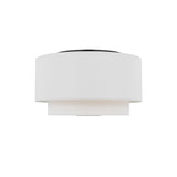 Sawyer Flush Mount LIGHTING - ceiling fixture Visual Comfort - Studio Midnight Black
