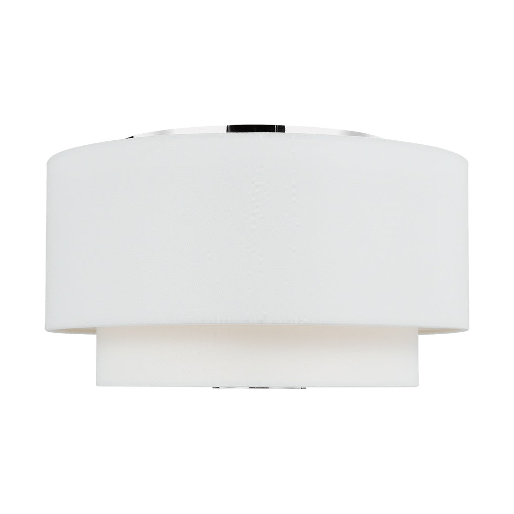 Sawyer Flush Mount LIGHTING - ceiling fixture Visual Comfort - Studio Polished Nickel