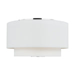 Sawyer Flush Mount LIGHTING - ceiling fixture Visual Comfort - Studio Polished Nickel