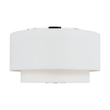 Sawyer Flush Mount LIGHTING - ceiling fixture Visual Comfort - Studio Polished Nickel