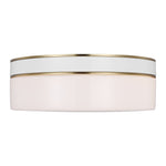 Monroe Large Flush Mount LIGHTING - ceiling fixture Visual Comfort - Studio Burnished Brass