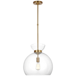 Londyn Round Pendant LIGHTING - pendant Visual Comfort Clear Glass