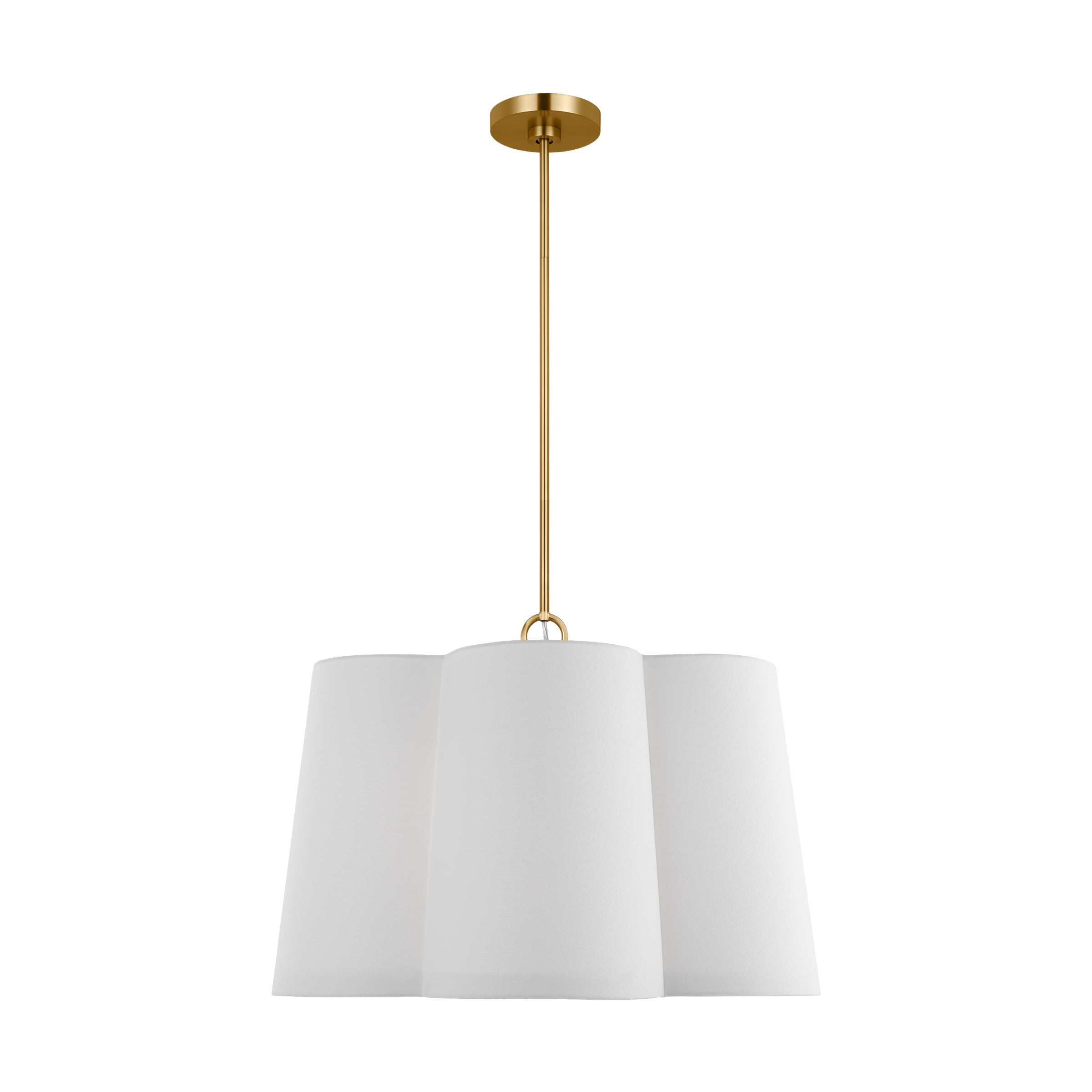 Bronte Medium Hanging Shade LIGHTING - pendant Visual Comfort Burnished Brass