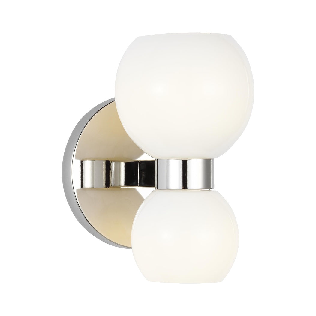Londyn Single Sconce LIGHTING - sconce Visual Comfort - Studio Polished Nickel