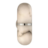 Melange Pill Form Sconce LIGHTING - sconce Visual Comfort Polished Nickel