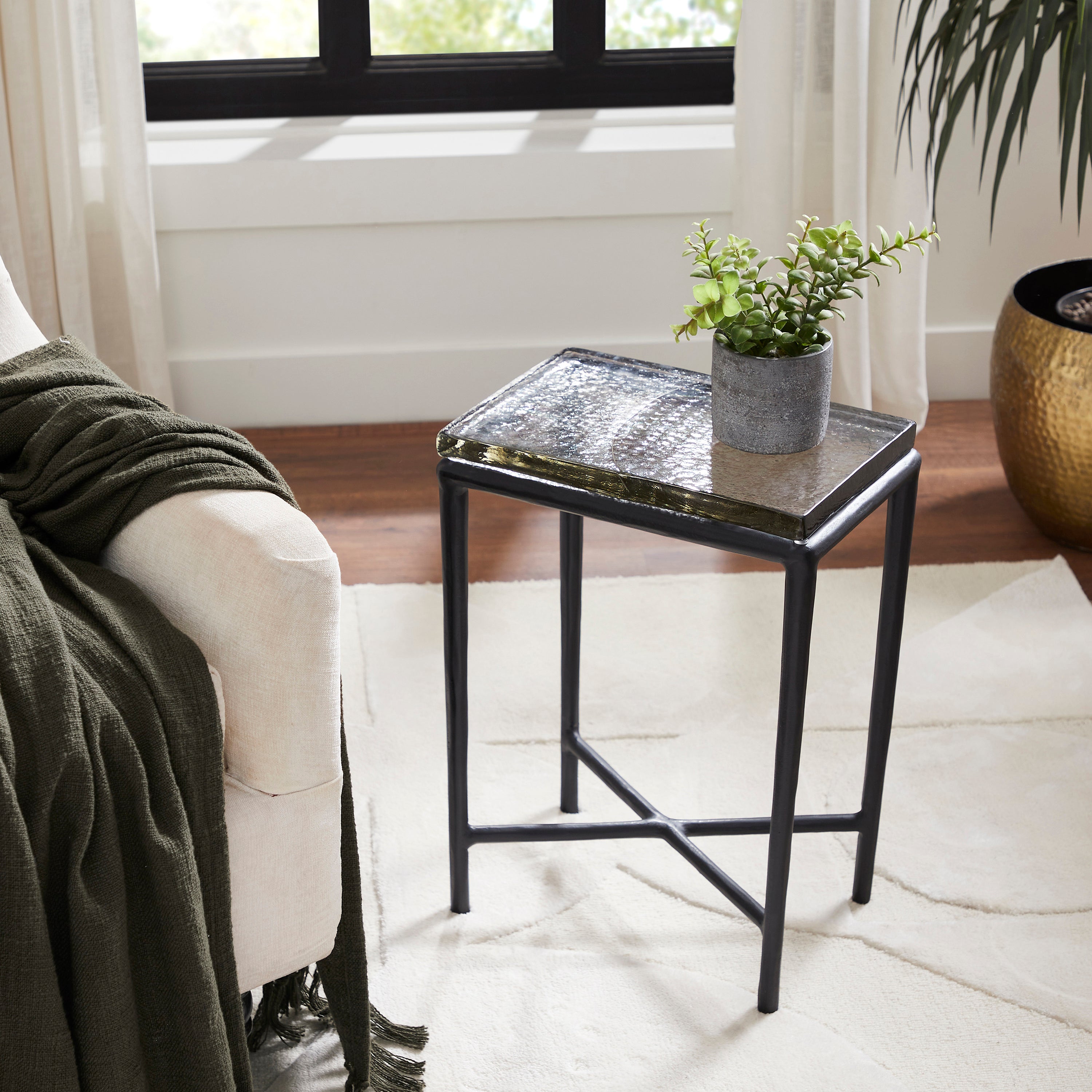 Arista Side Table FURNITURE - side table Renwil