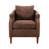 Landon Accent Chair FURNITURE - accent chair Surya Dark Brown
