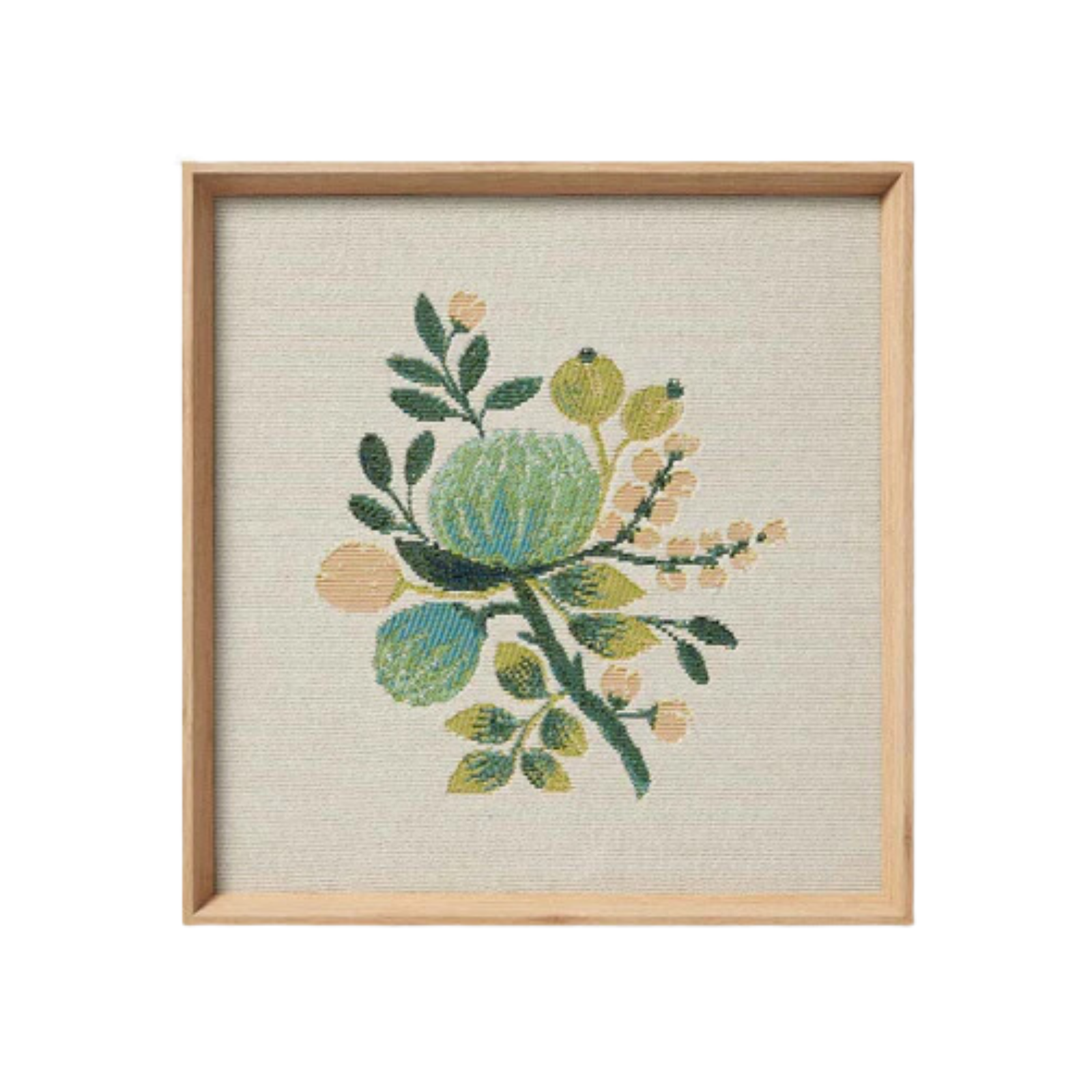 Blue Botanical Framed Art Print - Rug & Weave