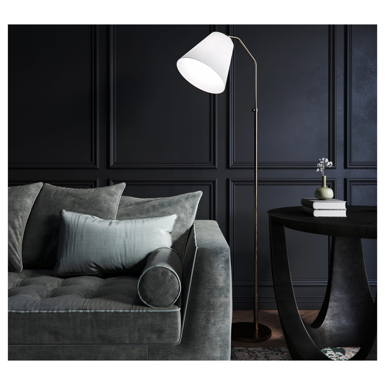 Fin Floor Lamp LIGHTING - floor lamp Flow Decor