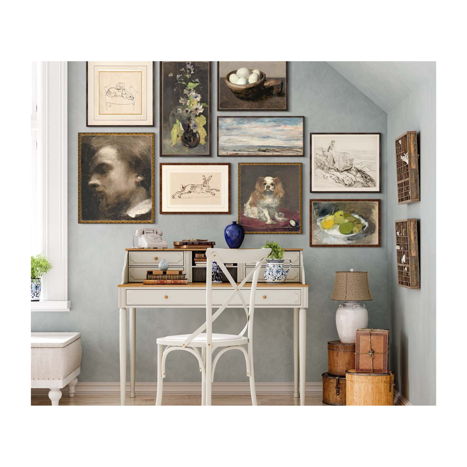 "Rocky Ledge" Framed Art Print – view 2