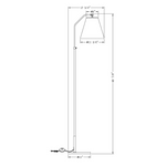Fin Floor Lamp LIGHTING - floor lamp Flow Decor