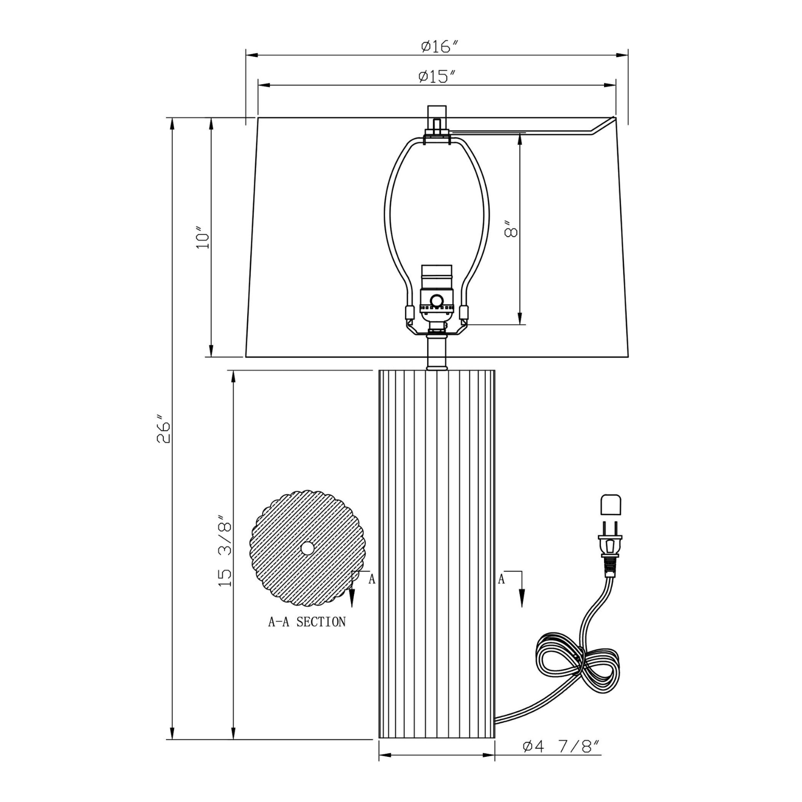 Nelson Table Lamp - Rug & Weave