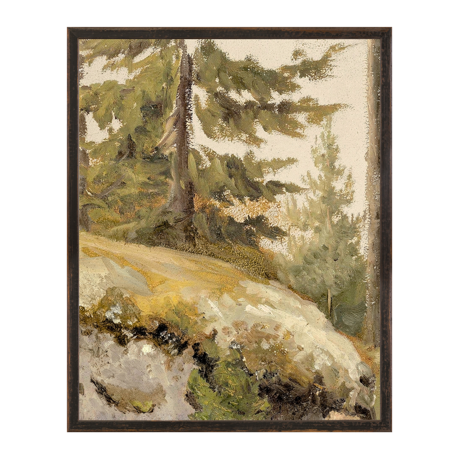 The Study of Forests Framed Art Print - Rug & Weave