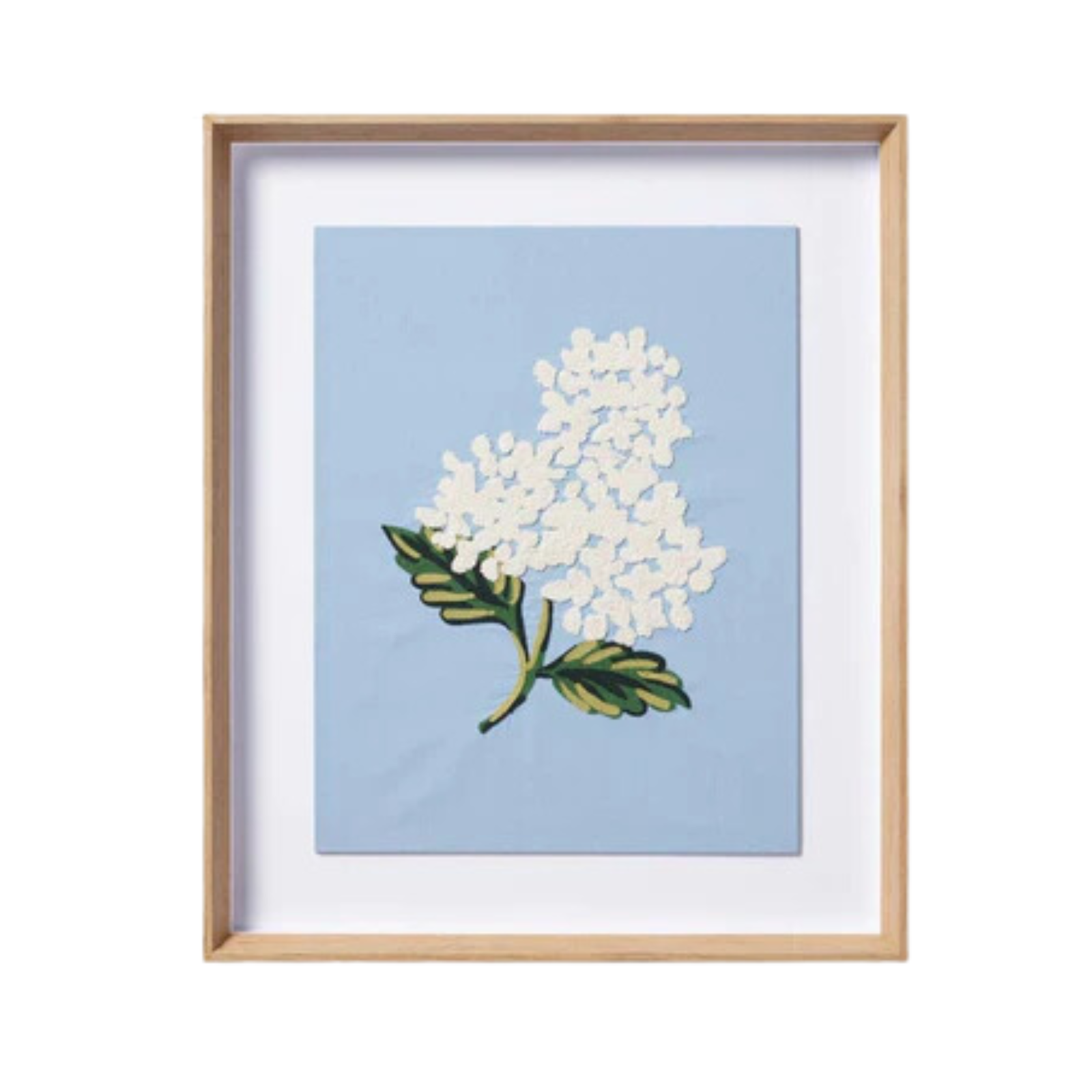 Blue Hydrangea Framed Art Print - Rug & Weave