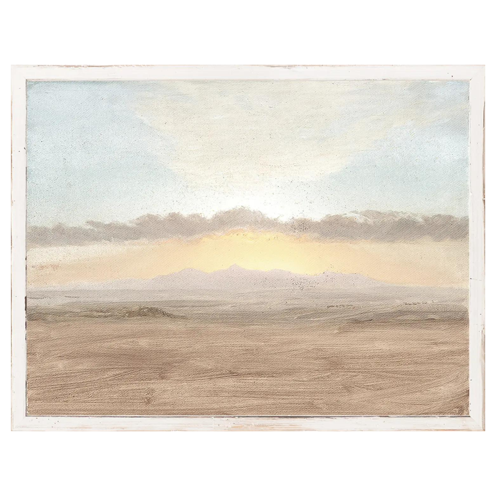 "Sunset Fields Petite Scape” Framed Art Print