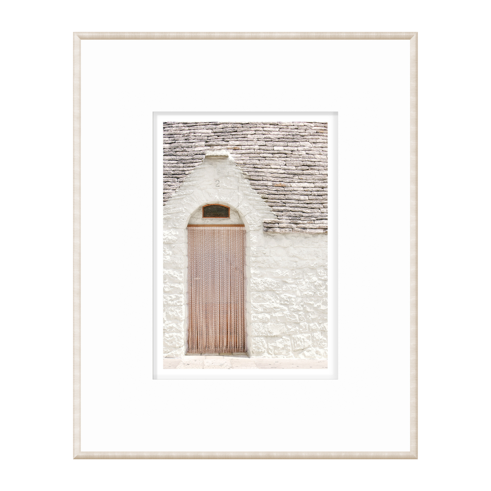 "Italian Doorway" Framed Art Print