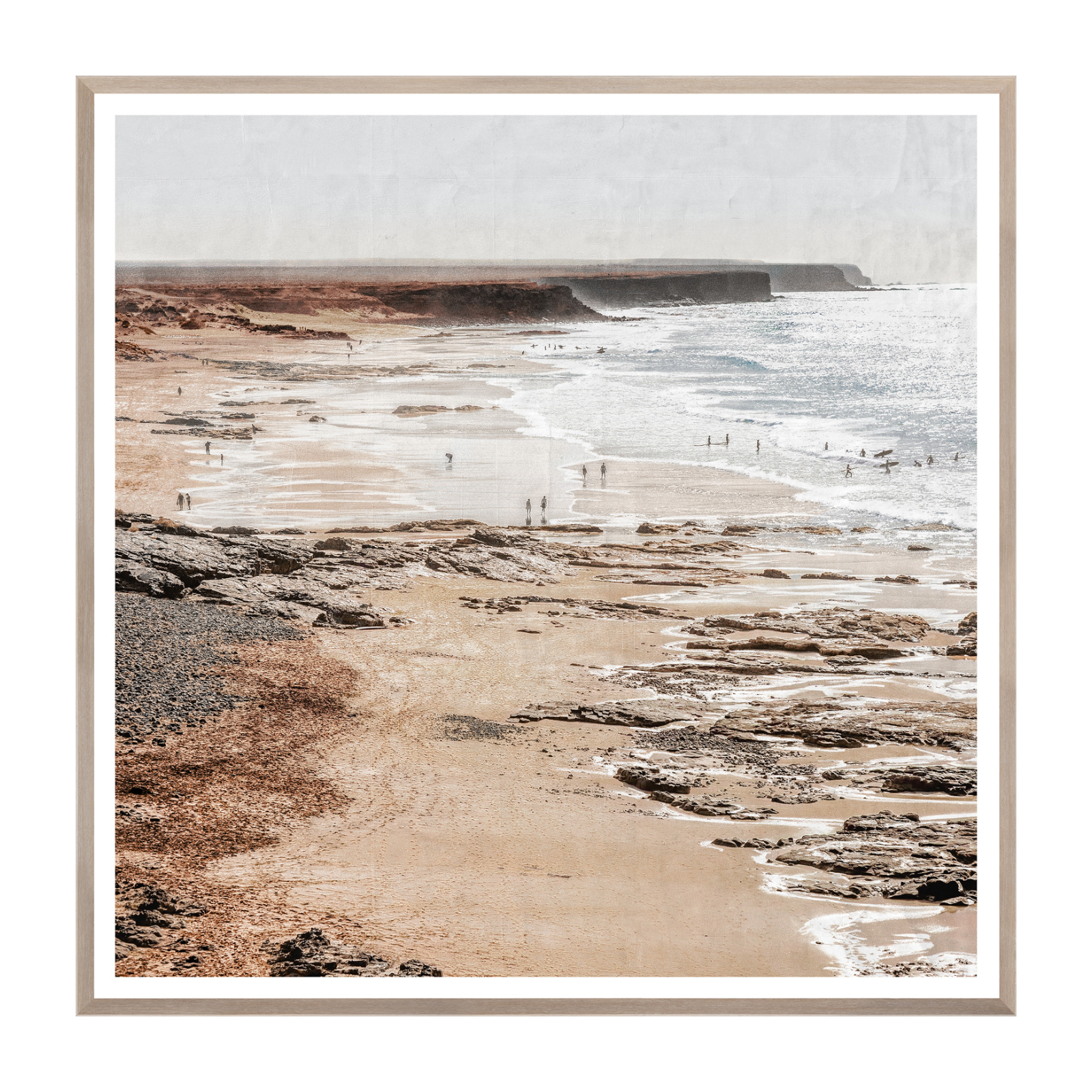 "Spanish Coastline" Framed Art Print - Rug & Weave