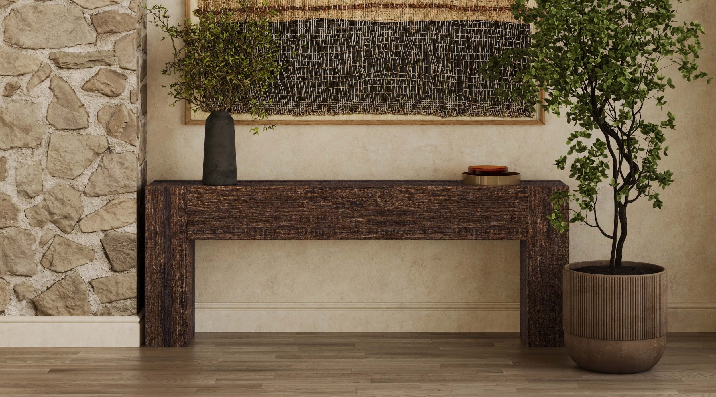 Timmy Teak Console FURNITURE - console table Bramble