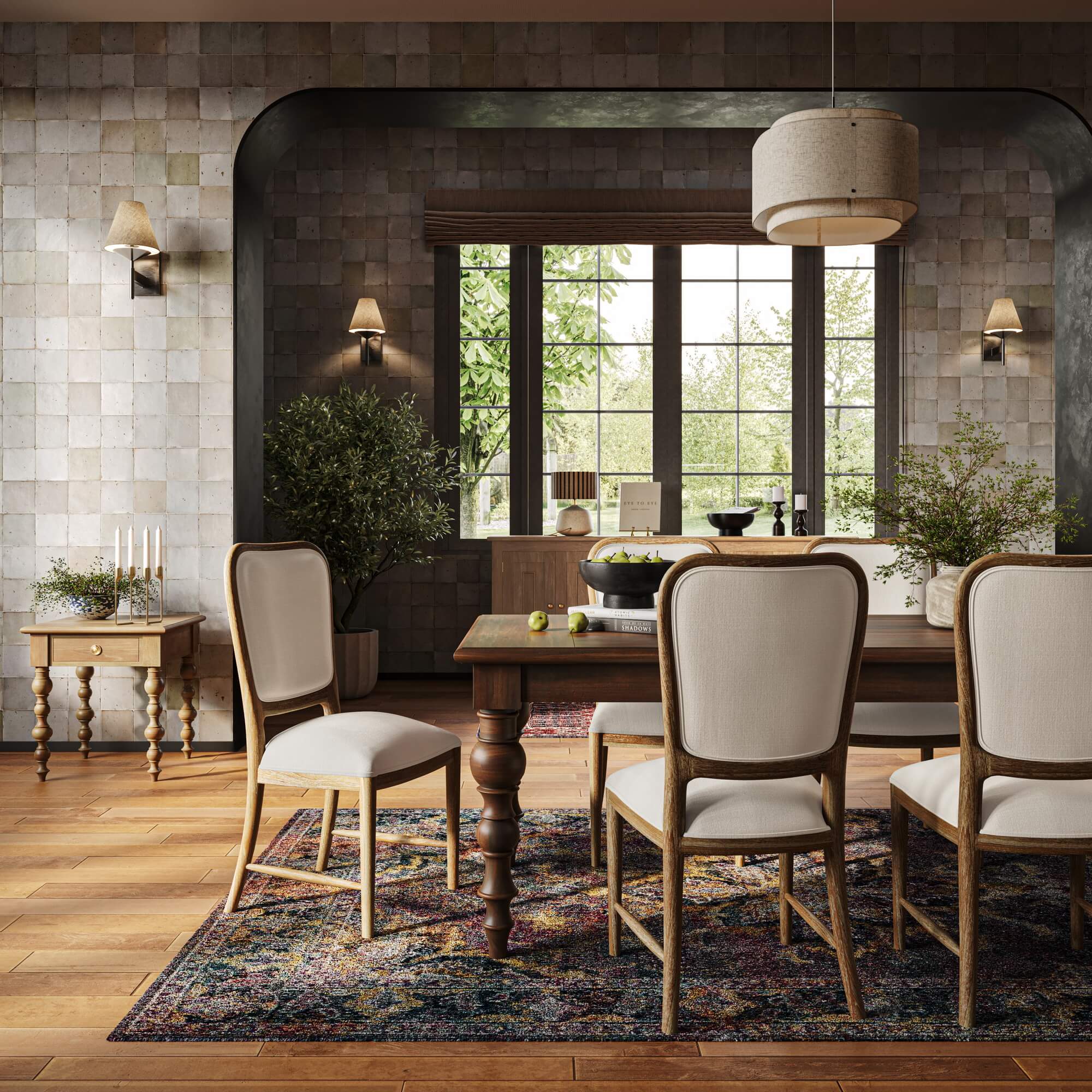 Laurelie Teak Dining Chair FURNITURE - dining chair Bramble