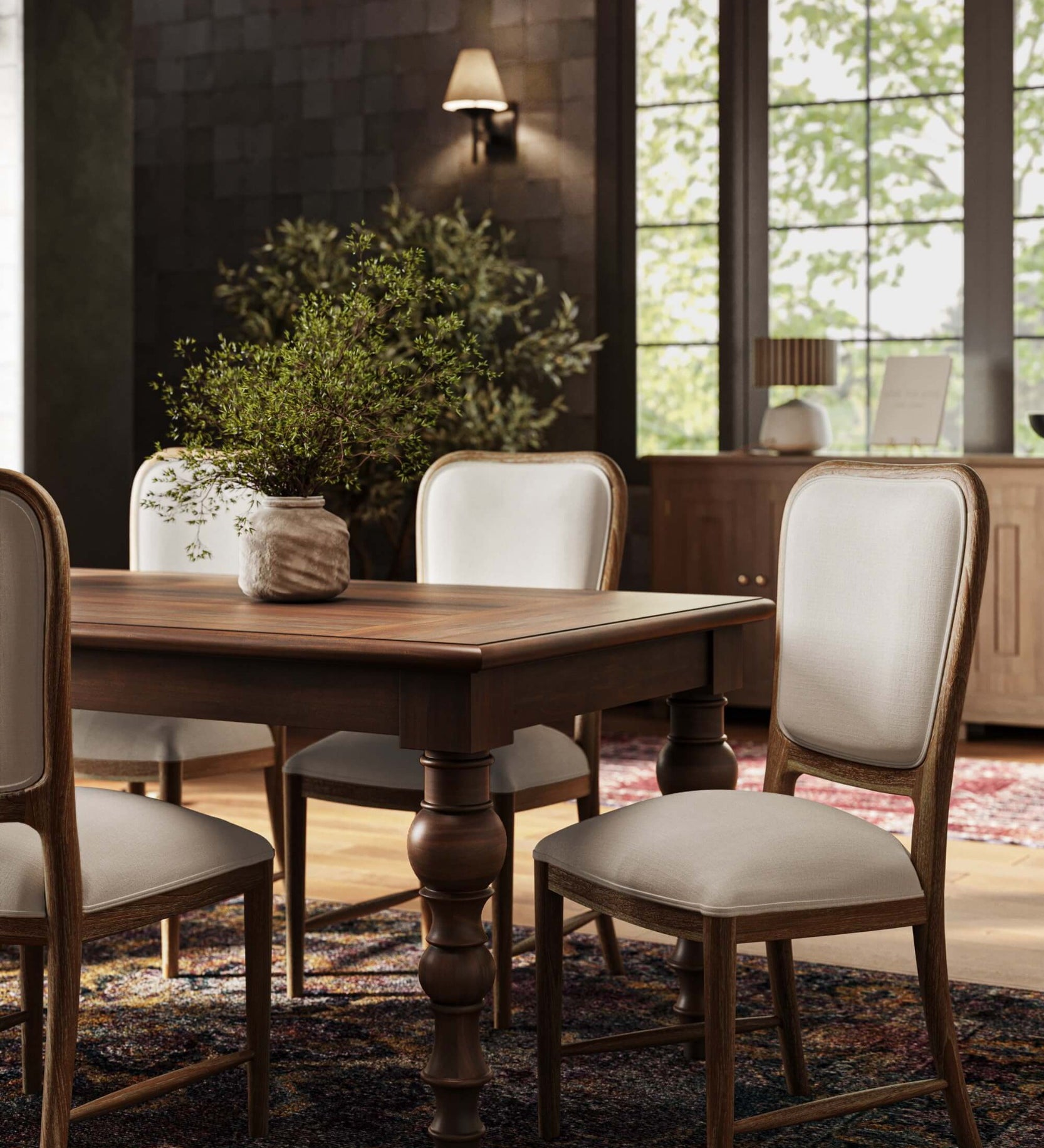 Madison 84" Rectangular Dining Table FURNITURE - dining table Bramble