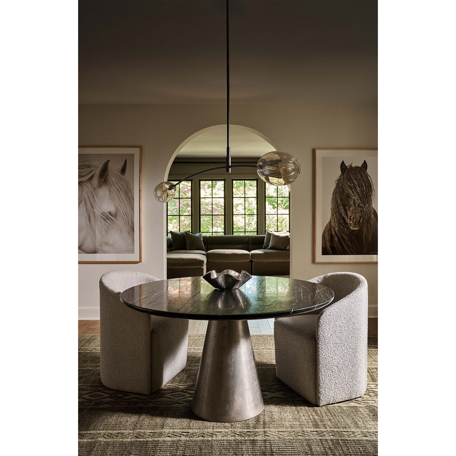 Artemis Pendant Single (Oil Rubbed Bronze with Champagne Glass) Pendants Regina Andrew