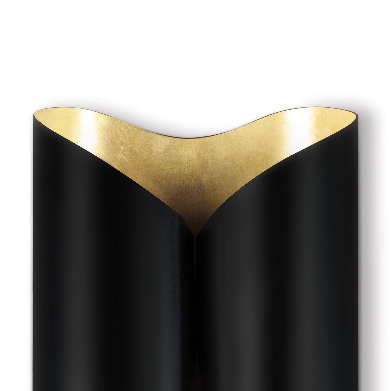 Coil Metal Sconce Large (Black and Gold) Wall Sconces Regina Andrew