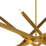 Viper Chandelier (Natural Brass)