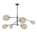 Artemis Chandelier Oil Rubbed Bronze Champagne Glass - Rug & Weave