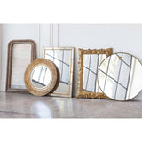 Hanging Circular Mirror (Natural Brass)