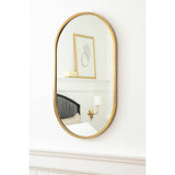 Canal Mirror (Natural Brass)