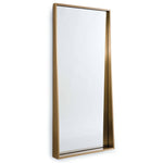 Gunner Mirror (Natural Brass) - Rug & Weave