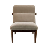 Marson Accent Chair FURNITURE - accent chair Surya Light Brown