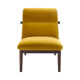 Marson Accent Chair FURNITURE - accent chair Surya Mustard