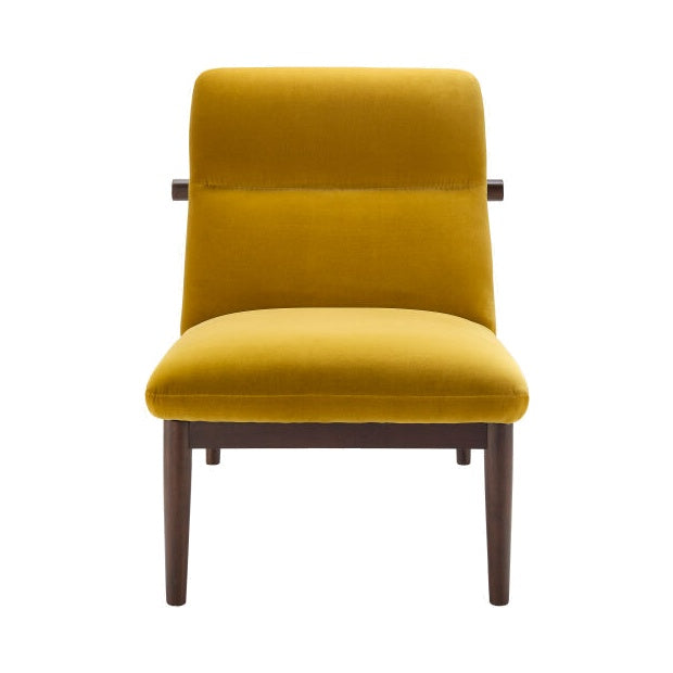 Marson Accent Chair FURNITURE - accent chair Surya Mustard