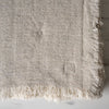Grey Reversible Throw Blanket - Rug & Weave