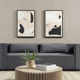 IN STORE - "Ecru & Ink" Framed Canvas Set ARTWORK - in store Renwil