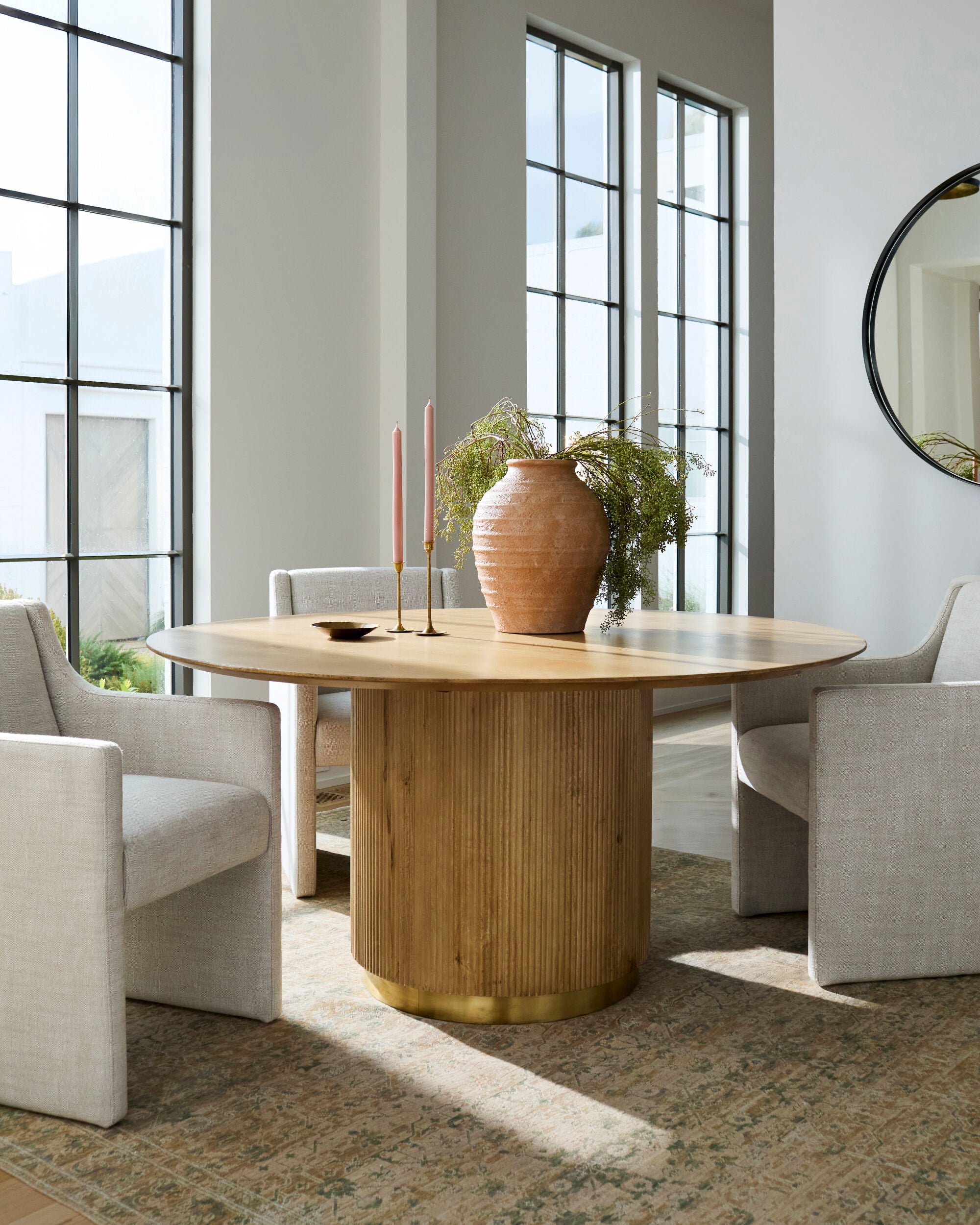 Nestor Dining Table FURNITURE - dining table Surya