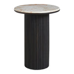 Alviano Breccia Marble Side Table FURNITURE - side table Renwil