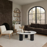 Alviano Breccia Marble Coffee Table FURNITURE - coffee table Renwil