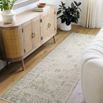 Once Upon a Time Natural / Moss Rug RUGS - wool Surya